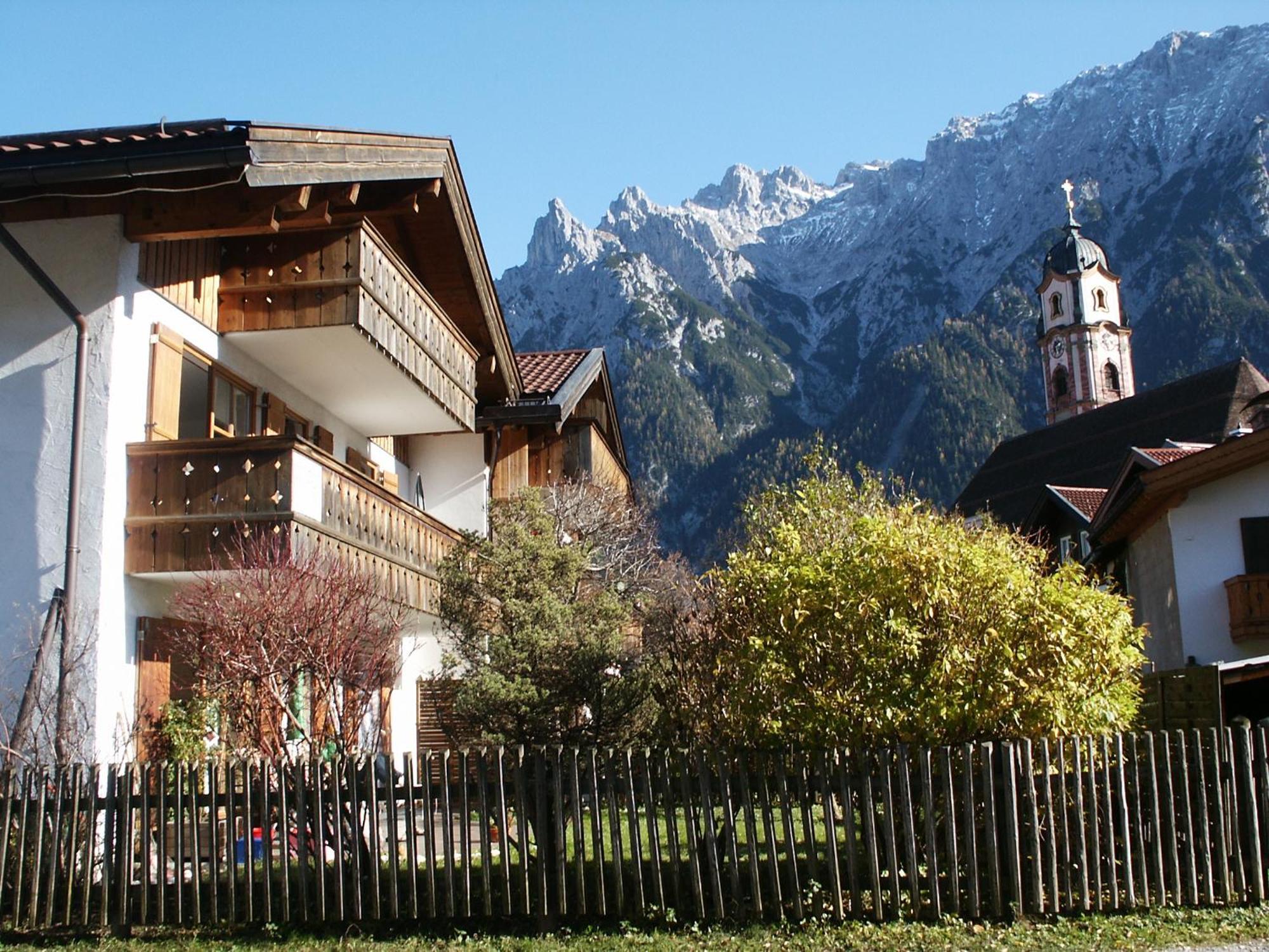 Ferienwohnung Am Zierhutbach Kranzberg Миттенвальд Экстерьер фото